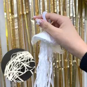 고품질 축제 줄폭죽 생일파티 테마 장식 흰색 축하 폭죽 (WFKG258)