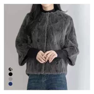 KARRA (77까지)럭셔리리얼밍크100%케이프자켓_A5W0006