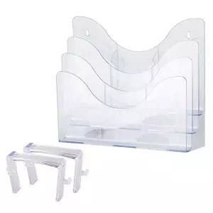 [HY9] 파티션 서류꽂이 A4 3단 60mm 걸이케이스 선반걸이