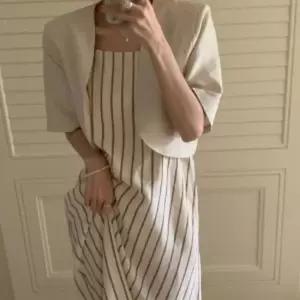 여름 볼레로  베이직 반팔 여성 자켓