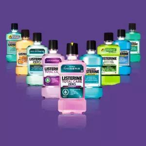 리스테린 충치예방 멘톨 시원하고 상쾌한 가글 사무실 인기 등교준비