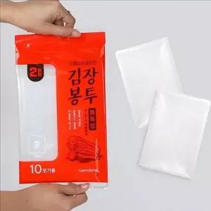 두꺼운 김장 봉투 위생 김장 비닐 봉투 24매 국산 보관