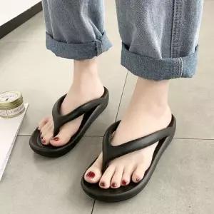 (쓰러담아) 쿠션 플리플랍 슬리퍼 쪼리 경량 여름샌들 WF7162C