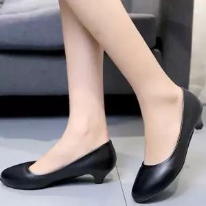 빅사이즈 모던 펌프스힐 로우힐 면접 정장코디 하객룩 WF61649