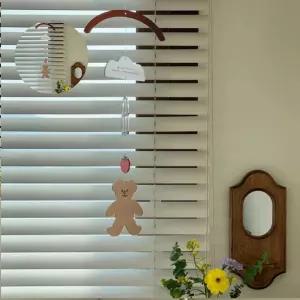 썬캐쳐 인테리어 테디베어 벽장식 모빌 아크릴 모빌