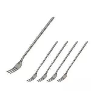 티포크 상일 심플14cm 롱포크 미니 5개 x 1p 스텐 WFLPKGZ