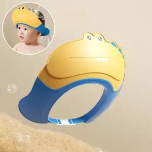 어린이 악어 샴푸캡 유아 머리감기 샤워 헤어캡 편안한 목욕 모자