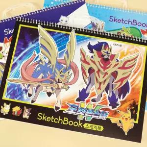 포켓몬스터W 스케치북 3000 10개 (857) 랜덤