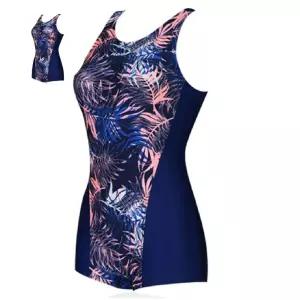 여성수영복 숏1부 수영장 455 U백 아줌마 반신 스포티