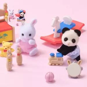 눈꽃토끼와 실바니안 패밀리 인형 아기놀이방세트