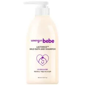 [휴캄] 웅진베베 락토라이스 마일드 바스앤샴푸 베이비파우더향(510ml)