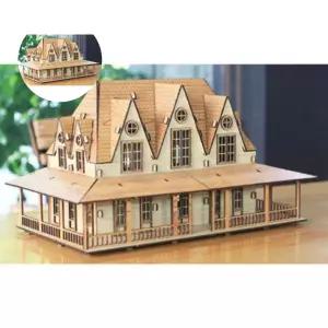 (제스트)Fairy Tale 3D나무입체퍼즐 Villa 모형 나무 입체