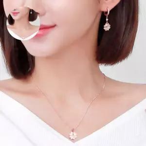 마샹스 클로버 14K 세트 주얼리 귀걸이 금목걸이 금침