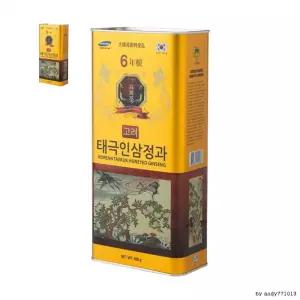 (제스트)6년근태극인삼정과 600g 캔 6年根高麗太極人蔘正課