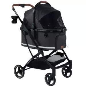 낫쏘빅 고양이 유모차 개모차 아로아플러스3 블랙 BNA