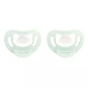 더블하트 쪽쪽이 노리개 젖꼭지 출산 선물 민트 L 2개 BNA