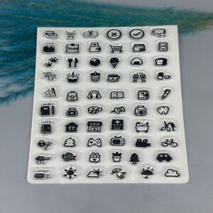 2024 새로운 일상 생활 스탬프에 일반적으로 사용 스크랩북을위한 클리어 투명 실리콘 고무 DIY 사진 앨범