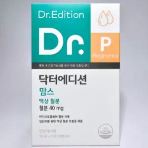 닥터에디션 맘스 액상 철분 딸기맛 영양제 스틱 30포  BNA