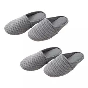 JAJU 자주 거실화 층간소음 워셔블 남성용 그레이 2P BNS