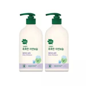 그린핑거 유아 보습 바스 샴푸 대용량 500ml 2개 BNS