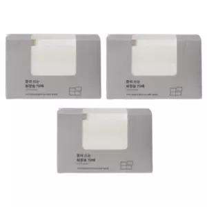 JAJU 자주 화장솜 뜯어쓰는 메이크업 네일 70매입X3 BNS