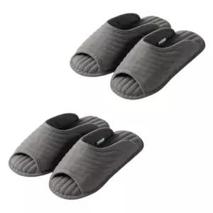 JAJU 자주 거실화 층간소음 워셔블 퀄팅 M 차콜 2P BNS