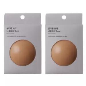 JAJU 자주 니플패치 실리콘 브라 가리개 밴드 패드 2P BNS