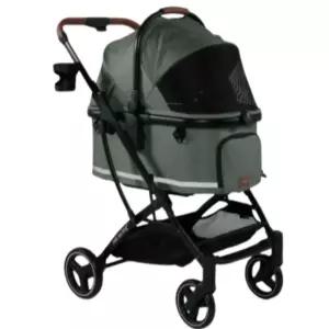 낫쏘빅 애견 이동장 유모차 아로아플러스3 애쉬 그린 BNA