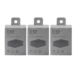 JAJU 자주 렌즈 클리닝 티슈 카메라 클리너 50개입X3 BNS