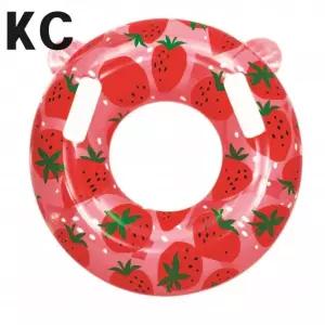 라온토이 70cm 스트로베리 원형튜브 유아 보행기 아기