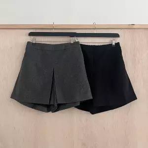 여성 백밴딩 FW 슬릿 치마 넓은 핫팬츠 바지