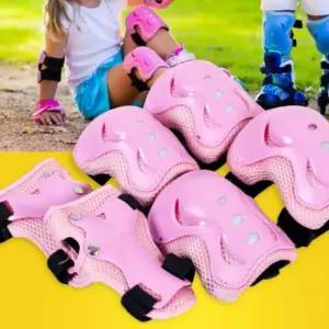 키즈 스포츠 인라인 코아브 블루 보호대 공구 라이트 전조등 헬멧