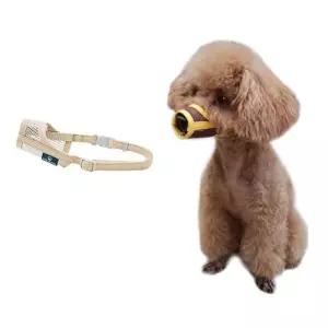 [룽스]입마개 물림 애견입마개 방지 메쉬 짖음방지 산책