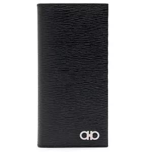 [명품] 페라가모 리바이벌 간치니 장지갑 66 A069 NERO+ROSSO 686018