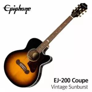 [에피폰]Epiphone J-200EC Studio Parlor Solid Top 에피폰 탑솔리드 통기타 Vintage Sunburst