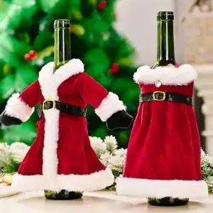 와인 HUC177X1 크리스마스 추천 포장 산타옷 꾸안꾸 장식 커버
