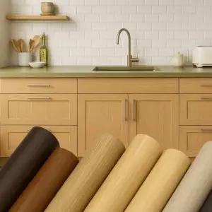 현대보닥 점착형우드인테리어필름 폭60cm길이2.5M