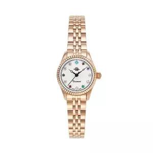 [신세계라이브쇼핑]로즈몽 RS62-05MT 앤틱 터치 로즈 라운드 여성 메탈 손목 시계