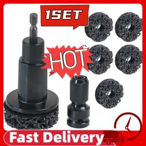 자동차 휠 허브 브러시 그라인더 녹 제거 도구 브레이크 클리너 키트 광택