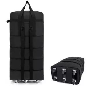 42형 초대형 블랙 이민가방+벨트세트 (WFHJKPE)