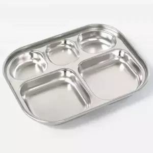 영유아 486IIC74 스텐 3찬 식판 배식판 급식판