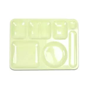 4찬 562PAH85 22호 PC재질 연두 38.8x29cm 성인용 식판