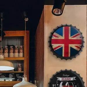 철제 CIB038S1 레트로 추천 병뚜껑 액자 꾸안꾸 인테리어 소품