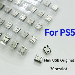 Playstation5 Dualsense 조이스틱 콘솔 BDM-010 020 030 용 30pcs   Type-c USB 전원 충전 소켓 커넥터