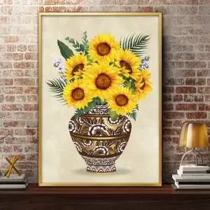 해바라기그림 JYJ916O6 액자 A2 7SUN7 풍수그림 돈들어오는