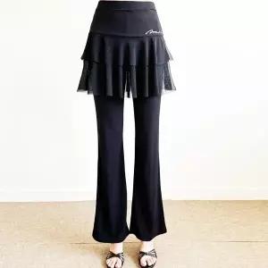 까르죠아 여신 캉캉 치마 랩바지 라인 스포츠 댄스복 빅사이즈 여성 1622119