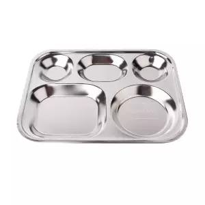 1P 776QRG67 스텐 30cm 채원 어린이집 유아용 식판 유치원 5구