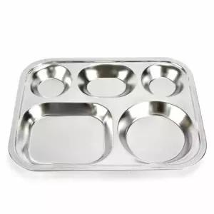 유아 946JTQ18 3찬 스텐 식판 어린이집식판세트 유아식판세트