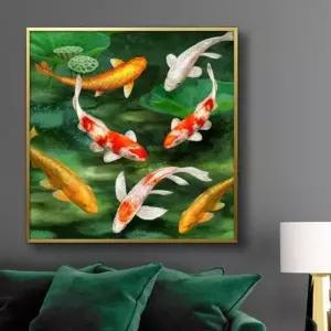 잉어 HJF182O2 그림 액자 50G CARP4 풍수그림 돈들어오는