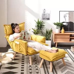 소파 세트 조절 스툴 1인용 옐로우 각도 (WFHJMDR)